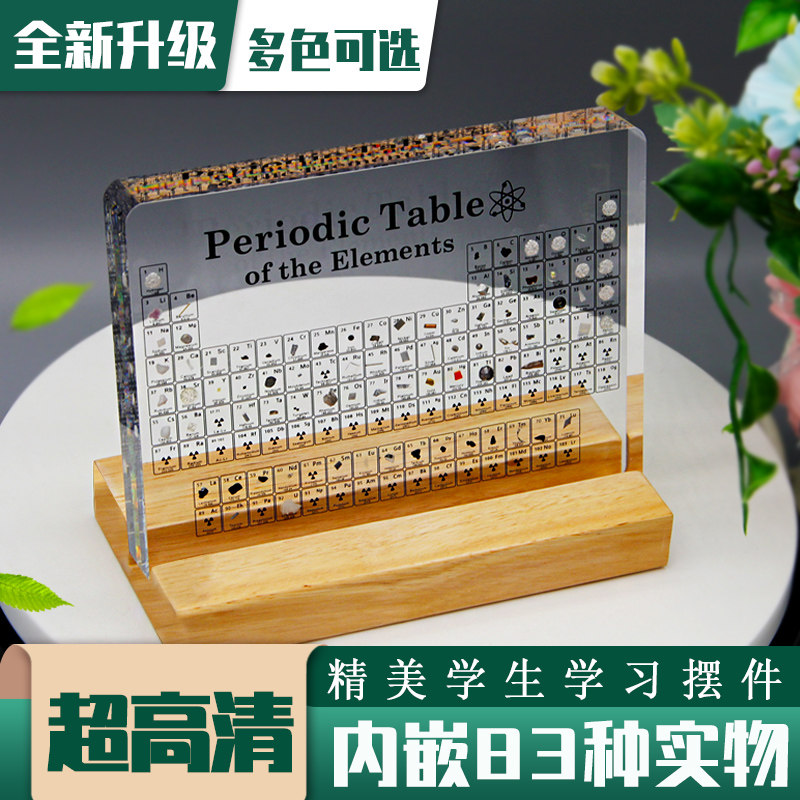 Teacher's Day three-dimensional periodic table of elements luminous ornaments
