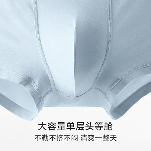 3条stw内裤男士莫代尔平角裤纯色四角裤夏季薄款窄边内裤大码短裤 - 图2