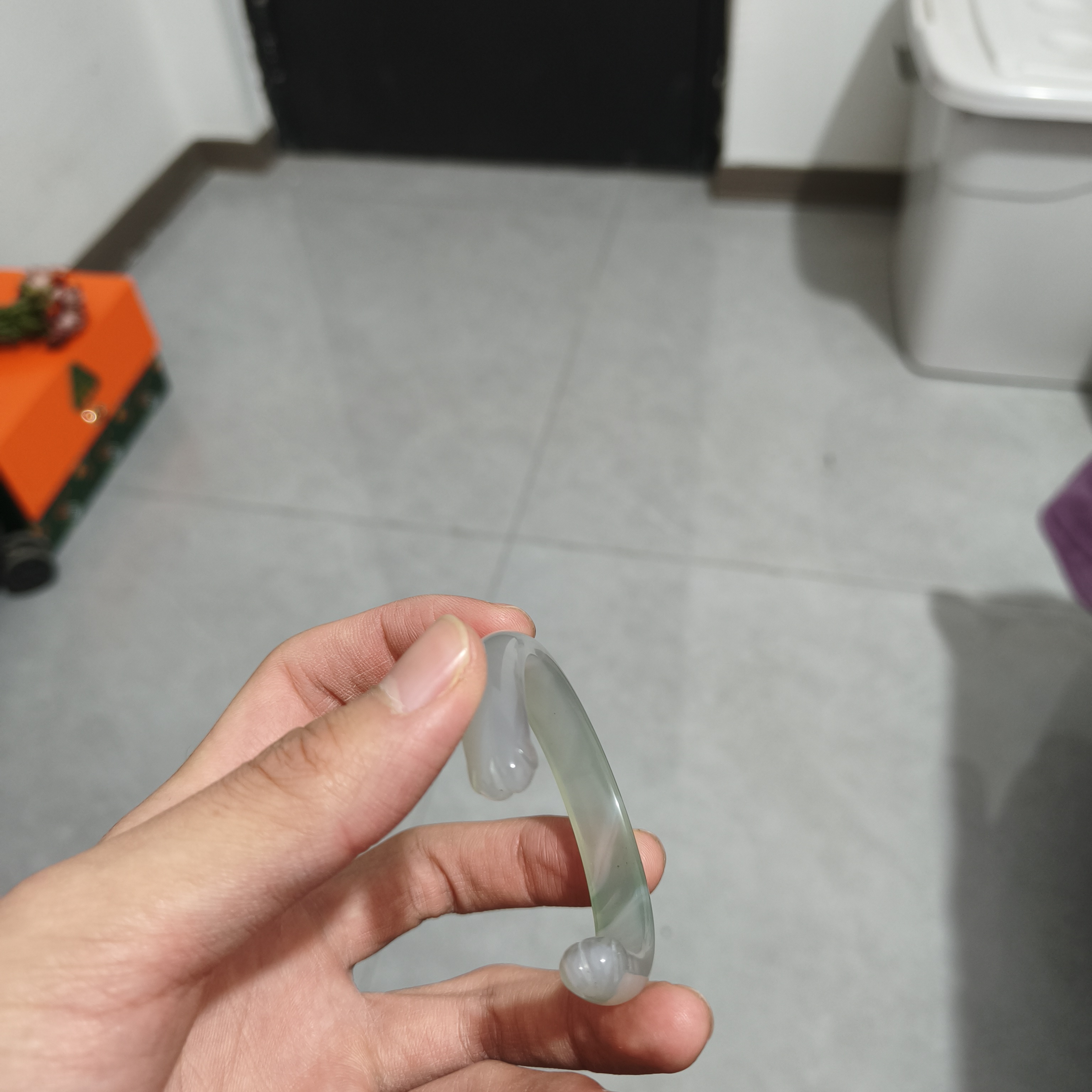 50圈口玛瑙手镯一条k108 - 图1