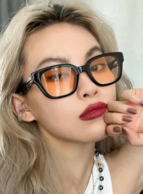 方框墨镜女款2026新款防紫外线设计感太阳眼镜高级感旅游拍照出片