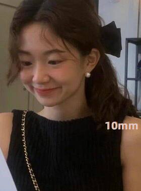 fever同款珍珠系列项链女耳钉无耳洞轻奢气质法式高级感手链项链