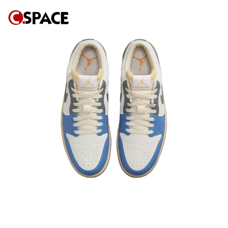 Cspace  Air Jordan 1 Low UNC AJ1蓝灰 复古篮球鞋 DZ5376-469 - 图1