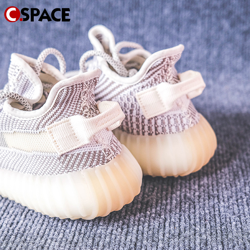 Cspace DP Adidas Yeezy Boost 350 V2椰子镂空灰白天使 EF2905-图2