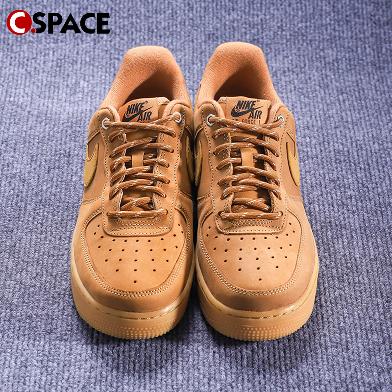 Cspace W  Nike Air Force 1AF1小麦板鞋空军一号CJ9179-200 - 图1