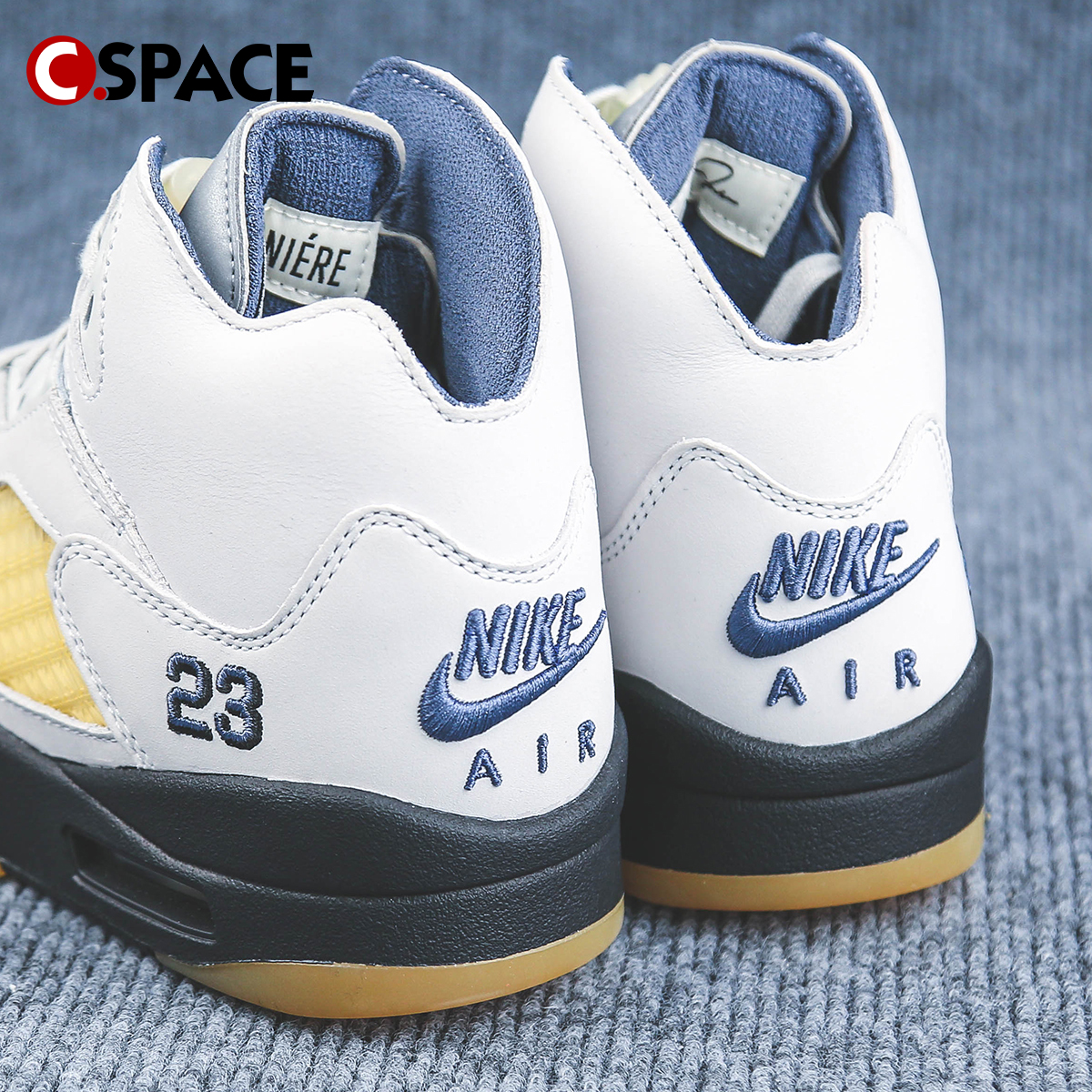 Cspace AMM x Air Jordan 5 AJ5白色联名 复古篮球鞋 FZ5758-004 - 图2