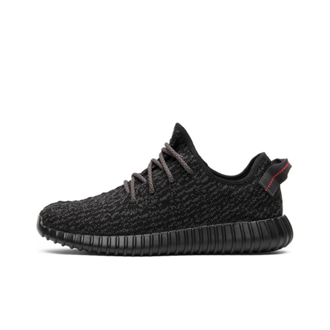 Cspace Adidas Yeezy 350 椰子350黑色 低帮初代跑步鞋 BB5350 - 图3