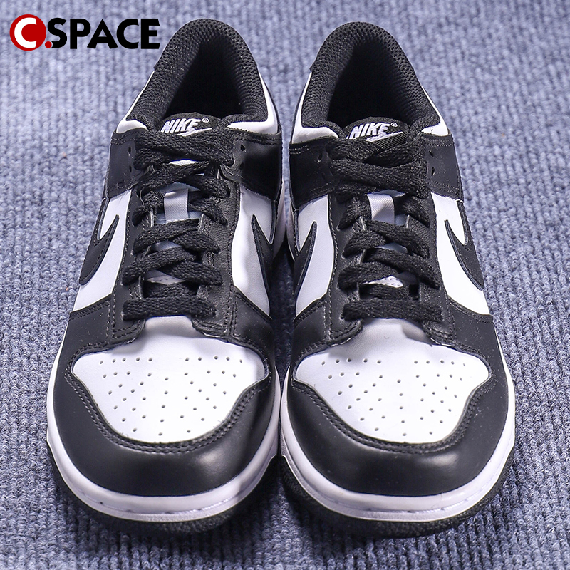 Cspace MS Nike Dunk Low White/Black 黑白熊猫板鞋 DD1391-100 - 图1