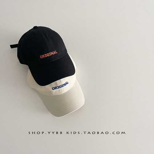 儿童帽子韩版夏季薄款男女童遮阳防晒棒球帽宝宝透气百搭鸭舌帽潮 - 图1