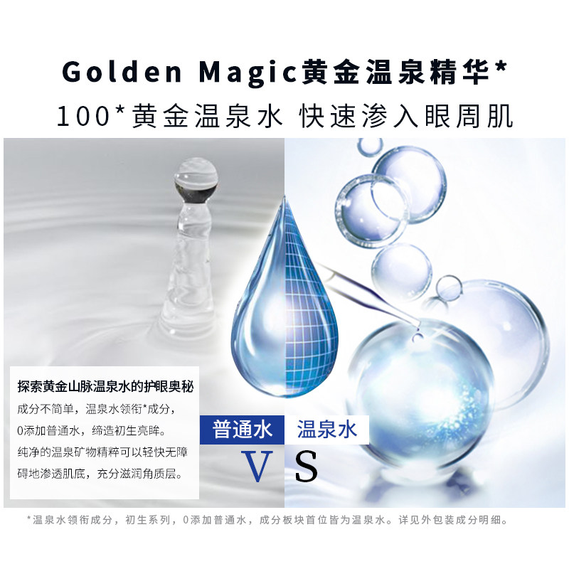 温碧泉旗舰店初生精华提拉紧致眼霜 温碧泉水柔眼霜