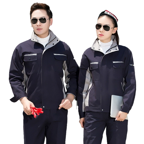 Хлопковый износостойкий демисезонный комбинезон подходит для мужчин и женщин, увеличенная толщина