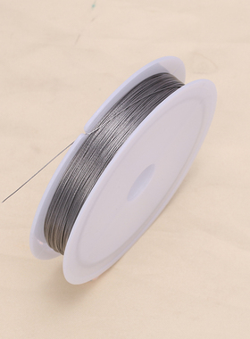 软钢丝绳珍珠线串小珍珠DIY材料