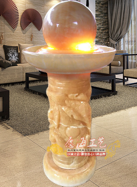吉祥流水喷泉办公室礼品加湿器