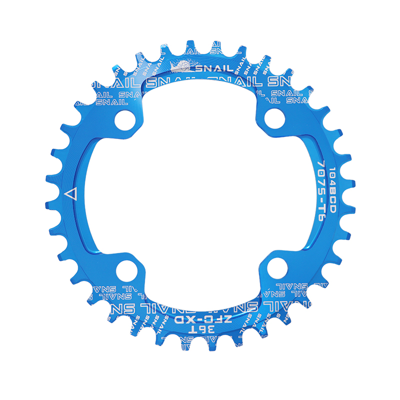SNAIL自行车104BCD正负齿盘片32/34/36齿牙盘山地车改装单盘爬坡 - 图3