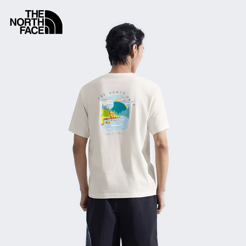 北面男女同款纯棉印花短袖T恤户外休闲透气新款TheNorthFace|8GZ6,淘宝优惠券,粉丝福利购,淘宝优惠卷
