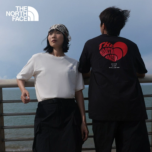 Северная пара чисто хлопковая футболка с коротки