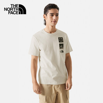 TheNorthFace North Face ເສື້ອທີເຊີດແຂນສັ້ນຄູ່ຜົວເມຍແບບ breathable ນອກພາກຮຽນ spring ຮູບແບບໃຫມ່ 8AUY