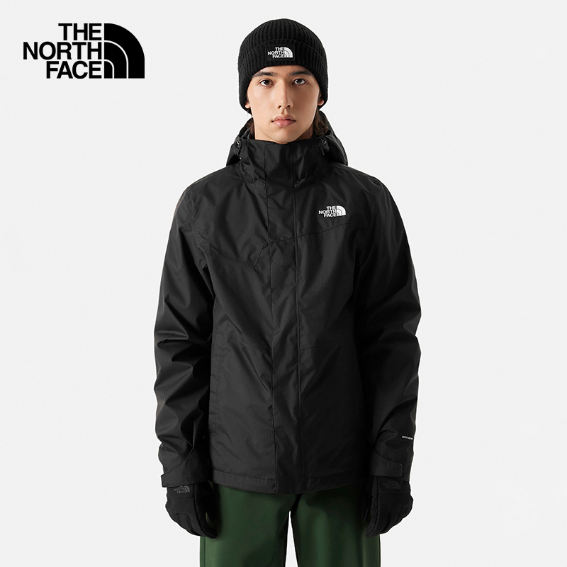 经典款TheNorthFace北面三合一冲锋衣男保暖纤维内胆防水|88RM