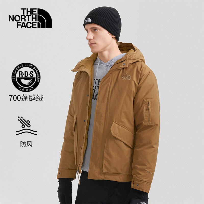 爱打扮(www.idaban.cn)，TheNorthFace北面羽绒服男户外防风保暖秋季上新鹅绒|7QT6