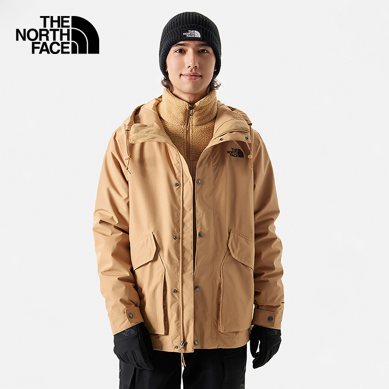 TheNorthFace北面三合一冲锋衣男户外防水保暖抓绒内胆|7QSZ