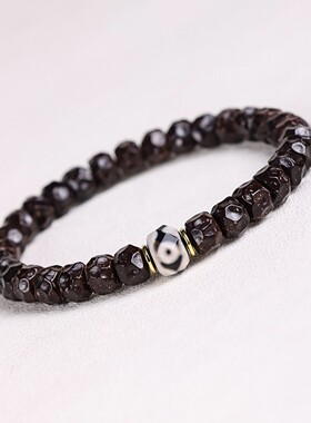 印尼原生态椰蒂雕刻奶酪陨石深坑手工无相磐石老料原色手串文玩