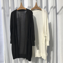 Pregnancy Color Pregnant Woman Needle Weaselwear Jacket Spring Summer Thin black white 100 lap sunscreen long sleeve blouse