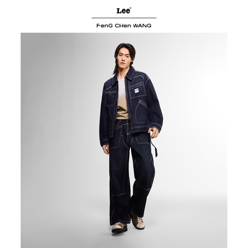 【NCT JAEMIN同款】Lee× FENG CHEN WANG联名商场26年男牛仔夹克 - 图1