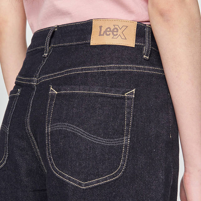 Lee small straight leg washed women's jeans