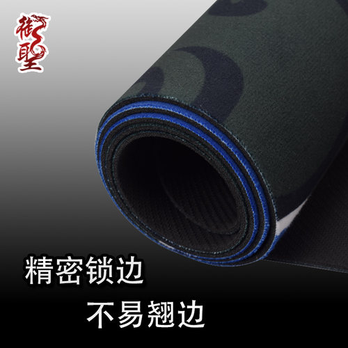 德州扑克桌布百家桌布21点桌布骰宝转盘游戏橡胶台布垫绿蓝色绒布 - 图2
