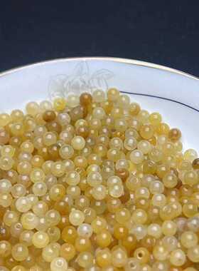 天然金丝玉散珠子金丝玉