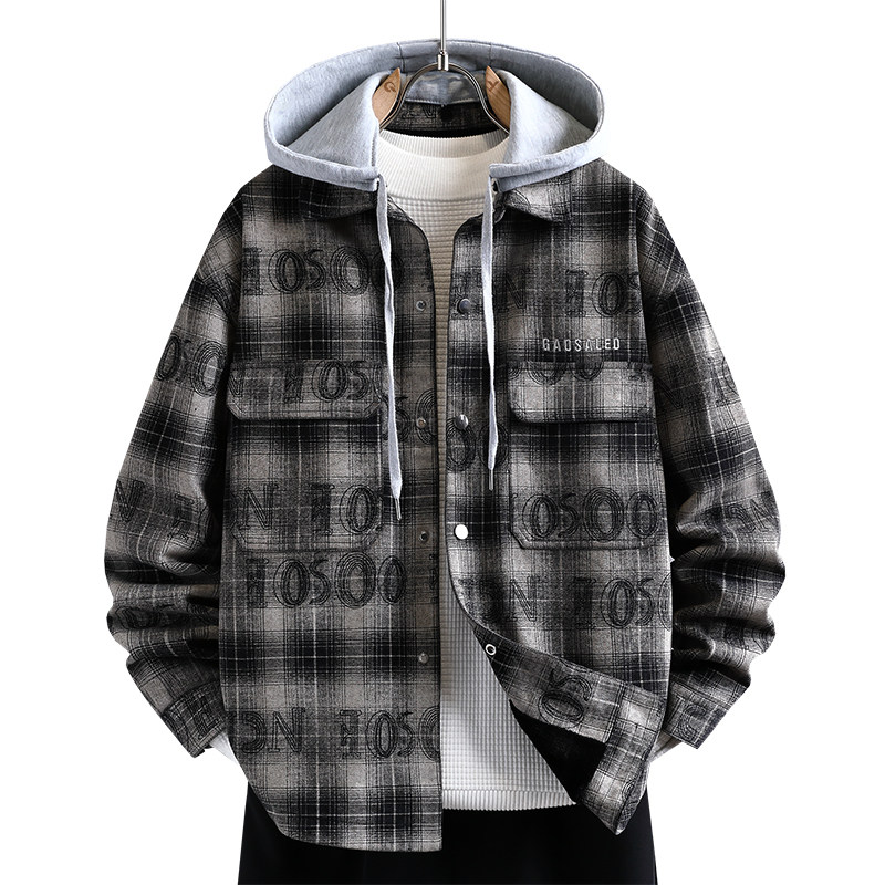 高级感男士加绒加厚牛仔外套2025冬季新款初高中学生连帽夹克棉衣,淘宝优惠券,粉丝福利购,淘宝优惠卷