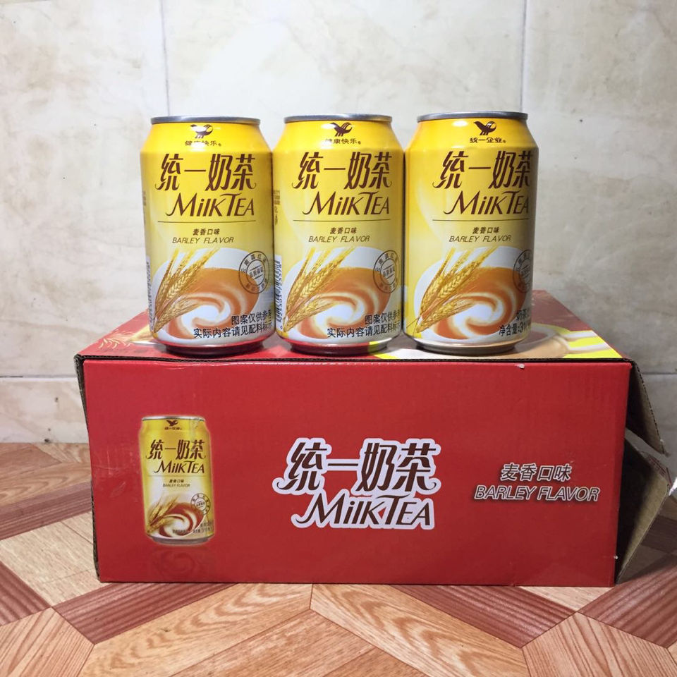 统一奶茶麦香原味罐装茶饮料6/12瓶310ml休闲奶茶饮品整箱批包邮 - 图1