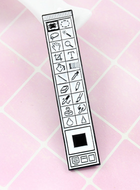 胸针合金PS工具栏徽章