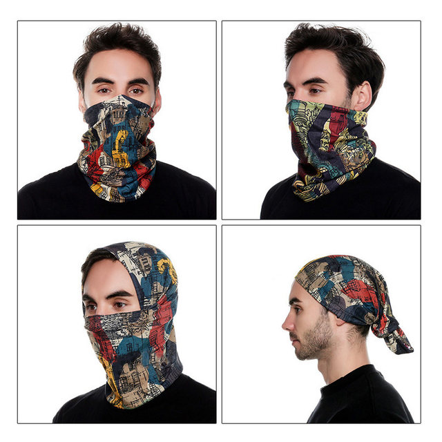 Magic headscarfed men's outdoor ride sunscreen mask band -covered face cover face windproof sand -changing face towel female summer thin