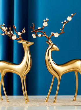 黎采现代简约电视柜礼品铜制品