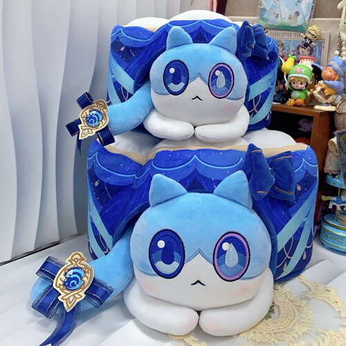 原神猫猫糕芙宁娜25cm35cm同人猫糕同人周边 - 图0