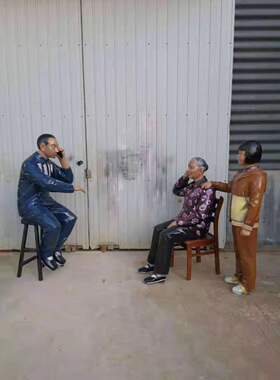 玻璃钢仿真人物雕塑蜡像定制