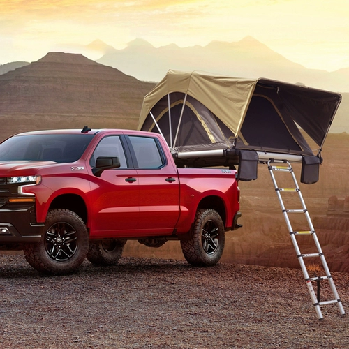 Складной велосипед, дорожная палатка, грузовик для кемпинга