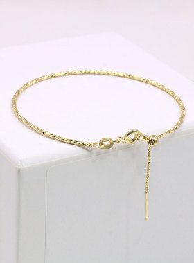 古法仿真黄金色手镯手链手饰麻花