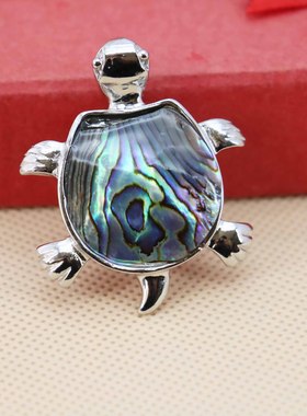 天然鲍鱼贝项链幻彩挂件配饰吊坠