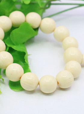 仿蜜蜡树脂手串配饰复古佛珠