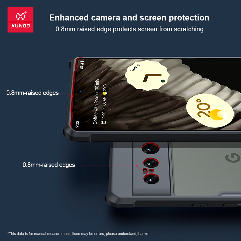 谷歌6PRO保护套pixel7pro手机壳Pixel7a气囊防摔pixel6A全包硅胶 - 图2