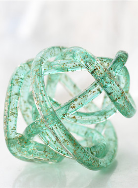 雏禾玻璃装饰品抽象艺术桌面摆件