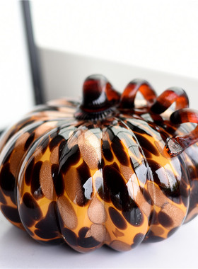 雏禾彩色玻璃装饰品法式家居摆件