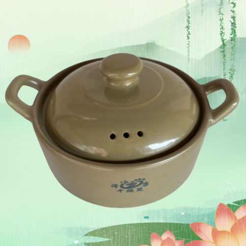 煲仔饭专用砂锅米线锅潮汕砂锅粥广西土砂锅老式土瓦罐陶瓷干烧煲 - 图1