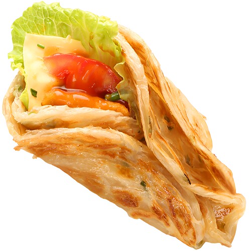 正宗手抓饼50片115g大面饼量贩装商用摆摊外卖早餐家庭装煎饼纸袋 - 图3