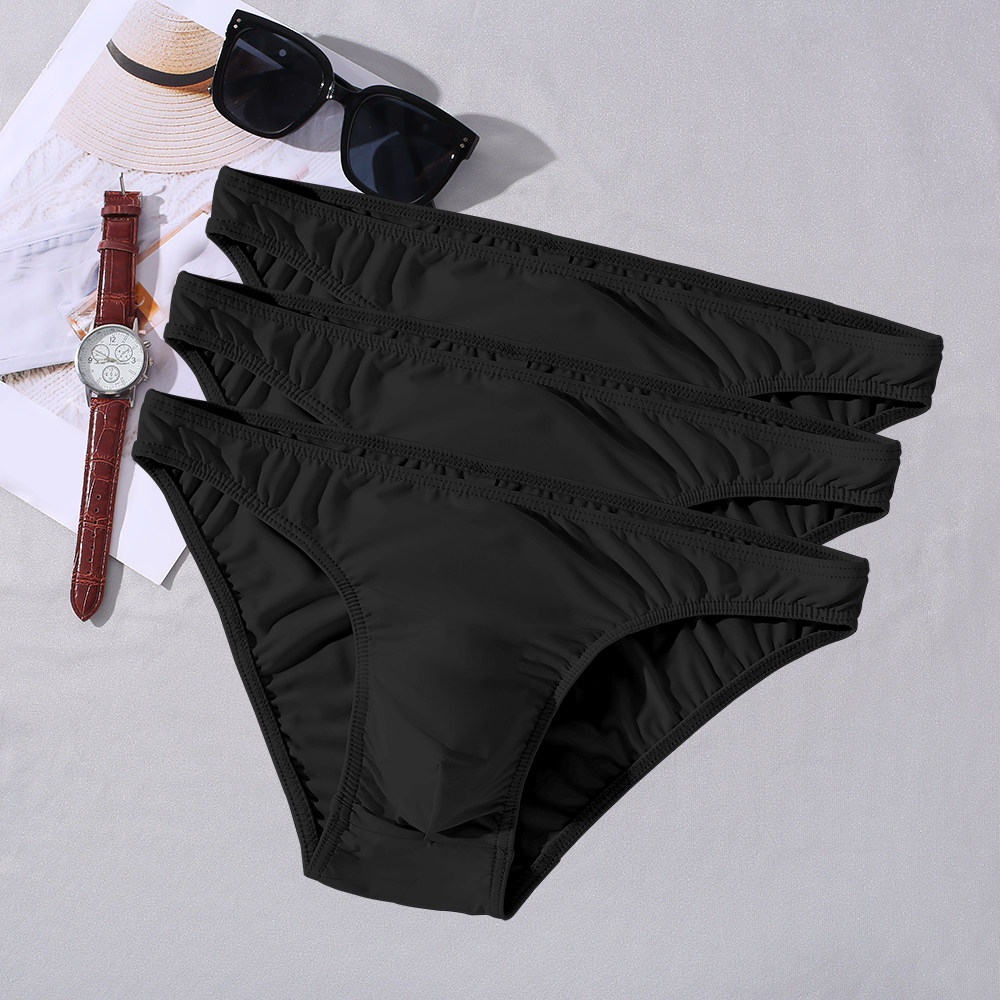 四条男士内裤速干冰丝低腰男士三角内裤性感薄款比基尼男士三角裤,淘宝优惠券,粉丝福利购,淘宝优惠卷