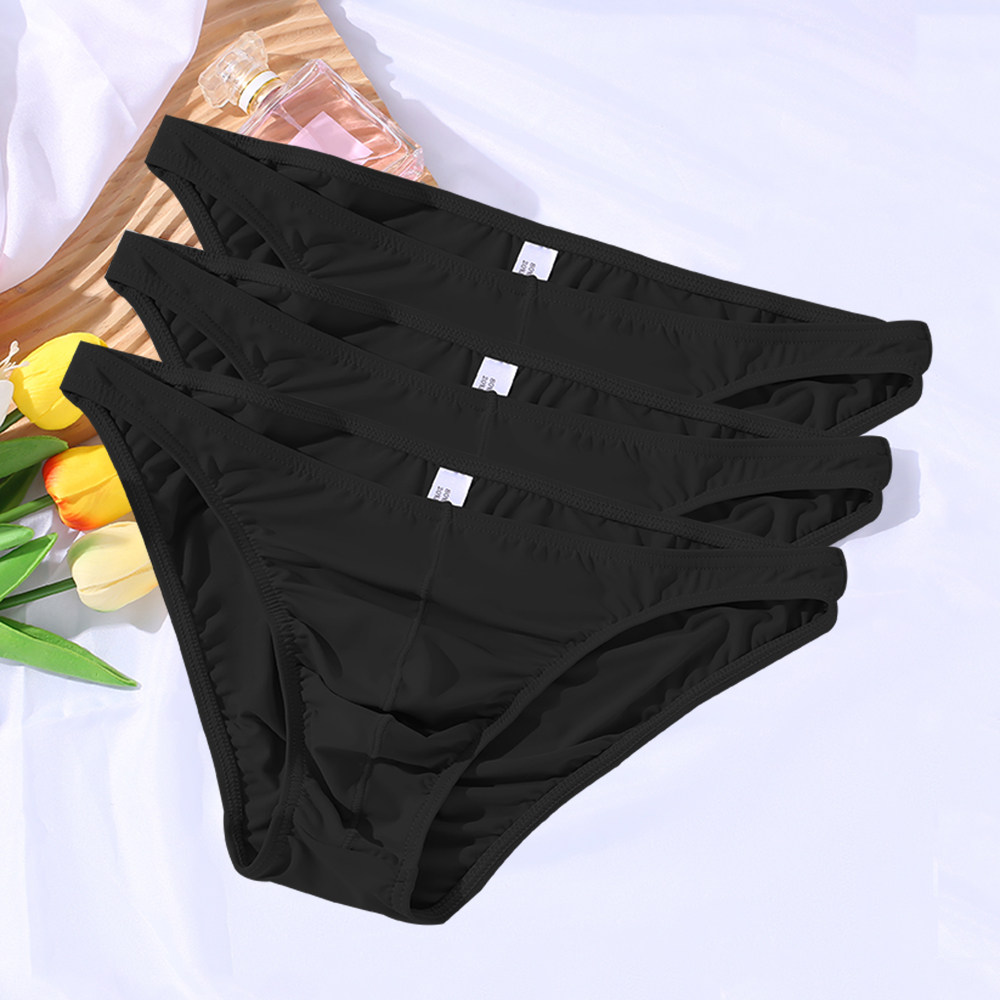 4条装新款男士内裤速干冰丝男士三角内裤半包臀性感男士比基尼,淘宝优惠券,粉丝福利购,淘宝优惠卷