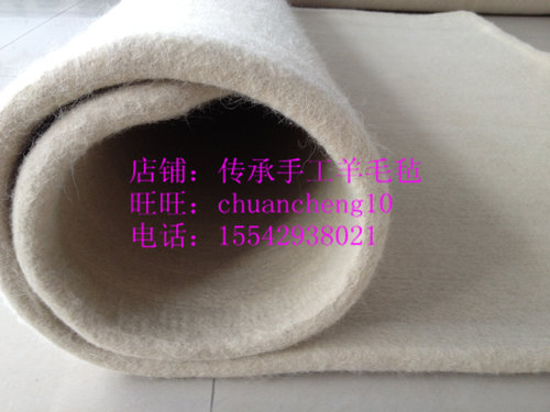 羊毛毡子床垫纯羊毛手工擀制老式毡垫防潮隔凉瓷实无胶偏硬可定制 - 图0