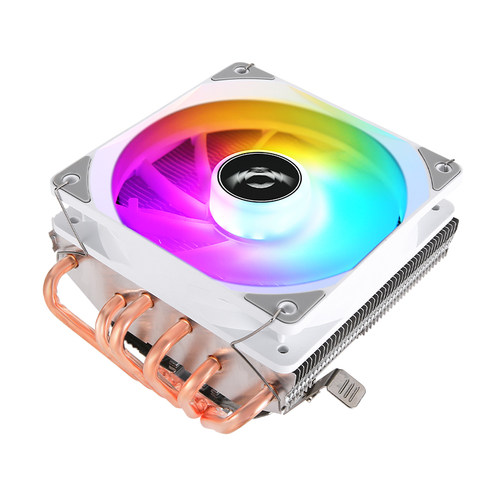 E5电脑六铜管下压式x99散热器12cm风冷x79CPU风扇4针发光lga2011 - 图3