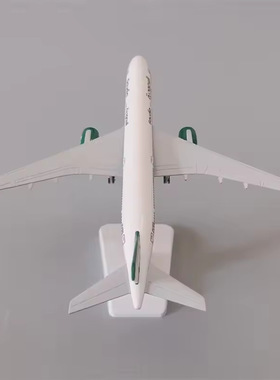 20CM B787沙特航空飞机模型合金静态客机带起落架家居装饰摆件品